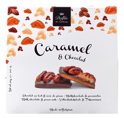 Caramel et Chocolat, mliečna čokoláda a pekanové orechy