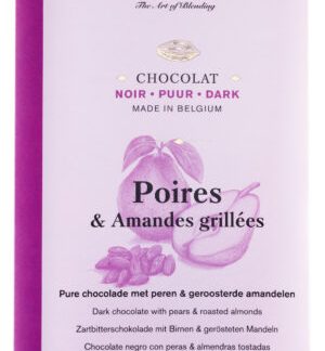 Dolfin - Tmavá  čokoláda s hruškou a restovanými mandľami, 70g