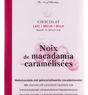 Dolfin - Mliečna čokoláda s karamelizovanými makadamiovymi orechami, 70g