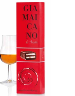 Torrone -  NUGÁT S LIESKOVCAMI S RUMOVOU NÁPLŇOU V ČOKOLÁDE, BEZ GMO, BEZ LEPKU, 150g