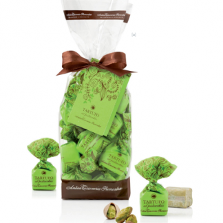 Torrone - ČOKOLÁDOVÉ PRALINKY TARTUFO S PISTÁCIAMI, BEZ GMO, BEZ LEPKU, 200g