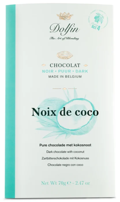 Dolfin - Tmavá  čokoláda s kokosm, 70g