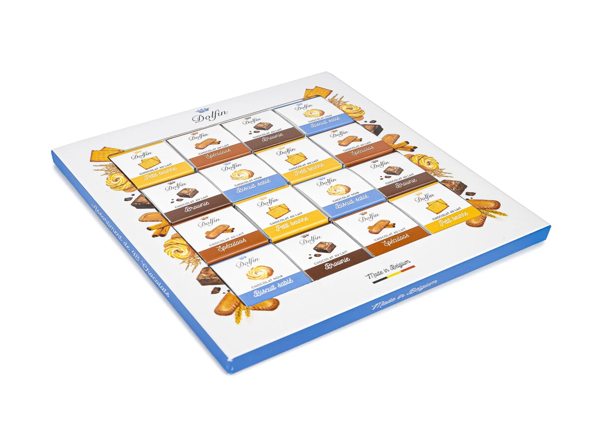 Dolfin - Biscuits, Výber 24 tabuliek o hmotnosti 5g, 4 príchute, 240 g – Obrázok 3