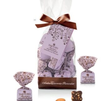 Torrone -  ČOKOLÁDOVÉ PRALINKY TARTUFO  TMAVÉ S MANDĽAMI, BEZ GMO, BEZ LEPKU 200g