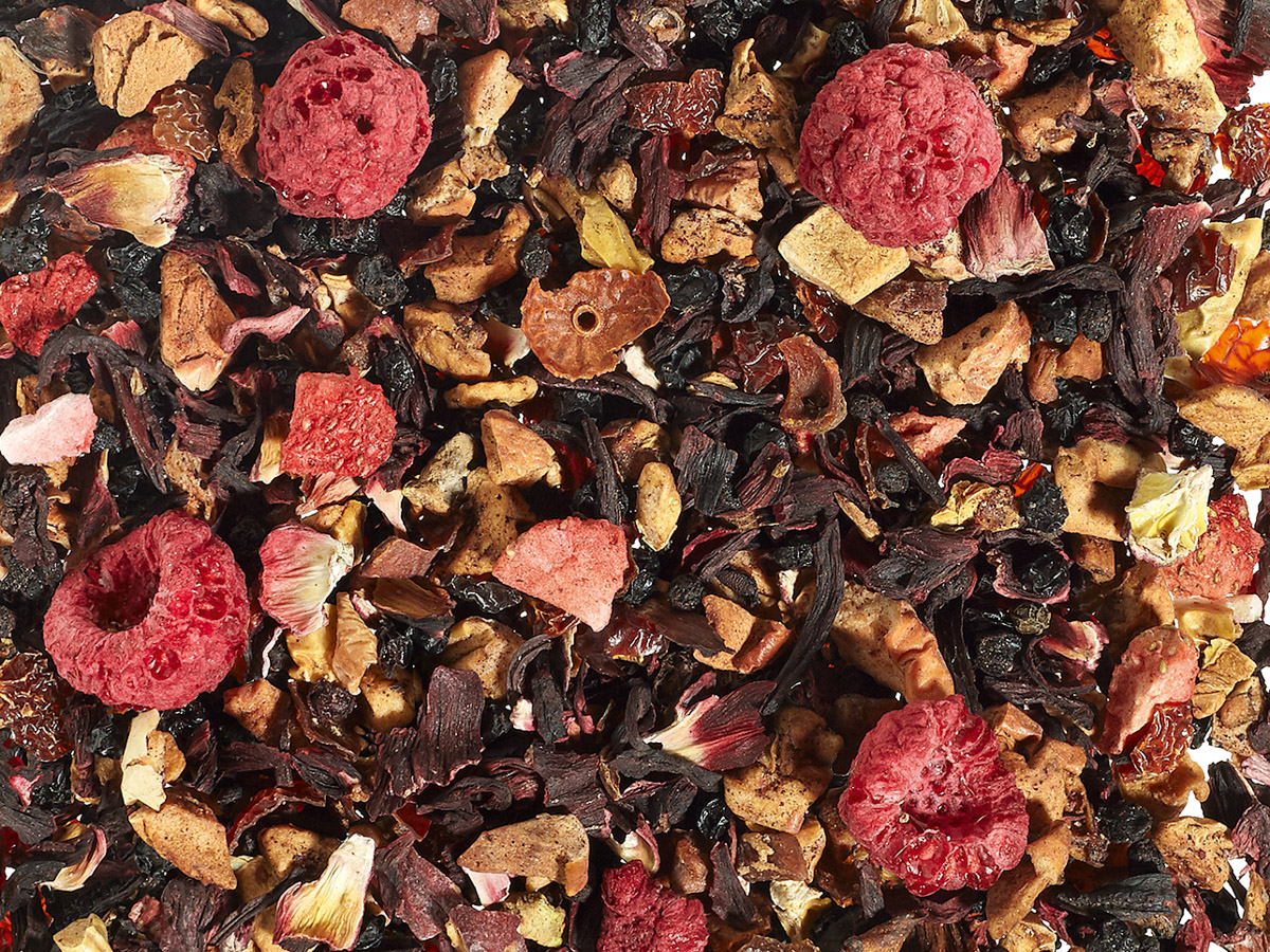 Čaje Positivitee - JAHODA & MALINA, 100g.